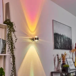 Applique murale Sapri Chrome, 1 lumière