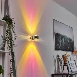 Applique murale Sapri Chrome, 1 lumière