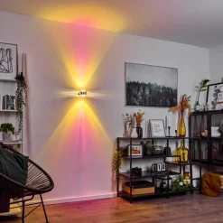Applique murale Sapri Chrome, 1 lumière