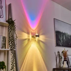 Applique murale Sapri Chrome, 1 lumière