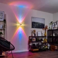 Applique murale Sapri Chrome, 1 lumière
