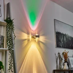 Applique murale Sapri Chrome, 1 lumière