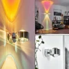 Applique murale Sapri Chrome, 1 lumière