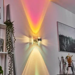 Applique murale Sapri Chrome, 1 lumière