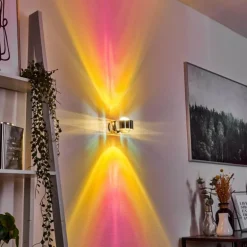 Applique murale Sapri Chrome, 1 lumière