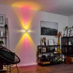 Applique murale Sapri Chrome, 1 lumière
