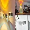Applique murale Sapri Chrome, 1 lumière