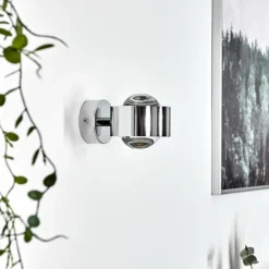 Applique murale Sapri Chrome, 1 lumière