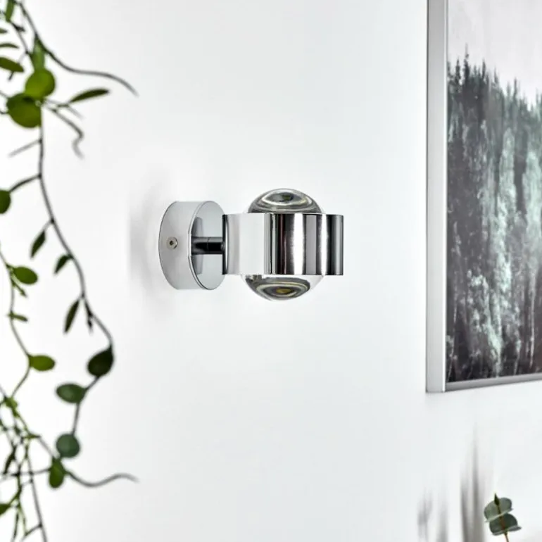 Applique murale Sapri Chrome, 1 lumière