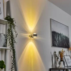 Applique murale Sapri Chrome, 1 lumière