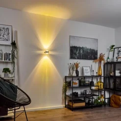 Applique murale Sapri Chrome, 1 lumière