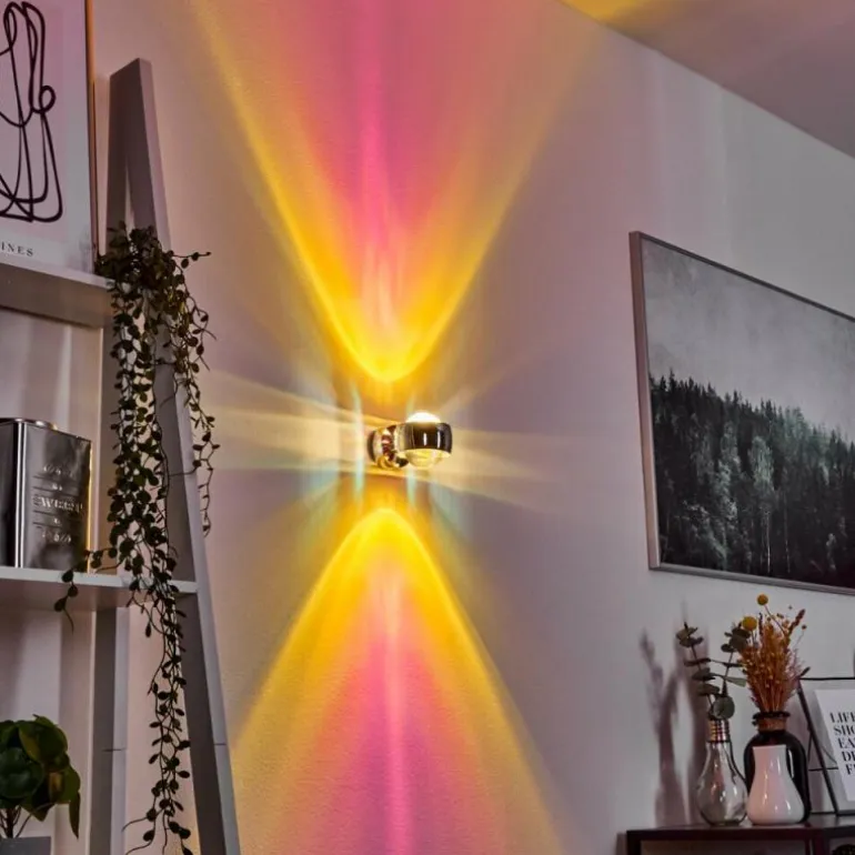 Applique murale Sapri Chrome, 1 lumière