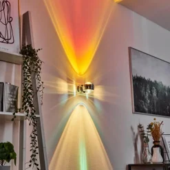 Applique murale Sapri Chrome, 1 lumière