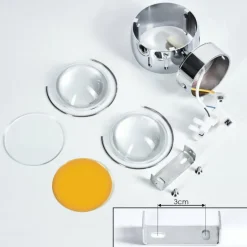 Applique murale Sapri Chrome, 1 lumière