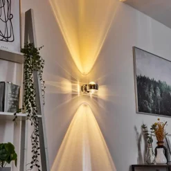 Applique murale Sapri Chrome, 1 lumière