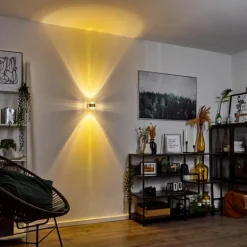 Applique murale Sapri Chrome, 1 lumière
