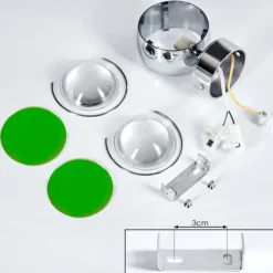 Applique murale Sapri Chrome, 1 lumière