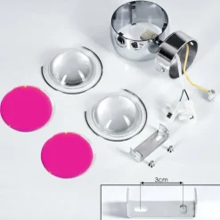 Applique murale Sapri Chrome, 1 lumière