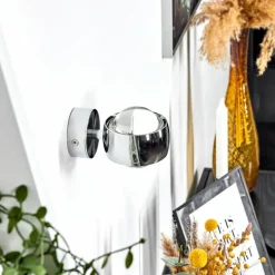 Applique murale Sapri Chrome, 1 lumière