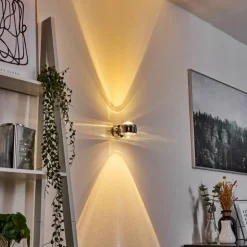 Applique murale Sapri Chrome, 1 lumière