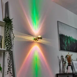 Applique murale Sapri Nickel mat, 1 lumière