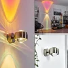 Applique murale Sapri Nickel mat, 1 lumière