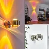 Applique murale Sapri Nickel mat, 1 lumière