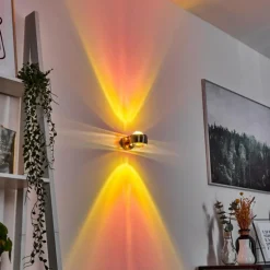 Applique murale Sapri Nickel mat, 1 lumière
