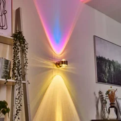 Applique murale Sapri Nickel mat, 1 lumière