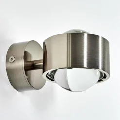 Applique murale Sapri Nickel mat, 1 lumière