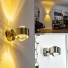 Applique murale Sapri Nickel mat, 1 lumière