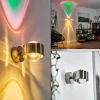 Applique murale Sapri Nickel mat, 1 lumière