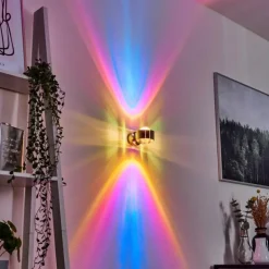 Applique murale Sapri Nickel mat, 1 lumière