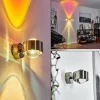 Applique murale Sapri Nickel mat, 1 lumière