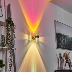 Applique murale Sapri Nickel mat, 1 lumière
