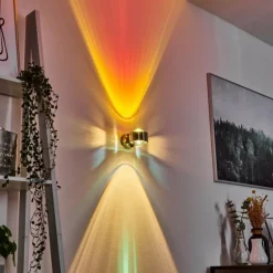 Applique murale Sapri Nickel mat, 1 lumière