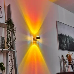 Applique murale Sapri Nickel mat, 1 lumière