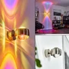 Applique murale Sapri Nickel mat, 1 lumière