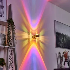 Applique murale Sapri Nickel mat, 1 lumière