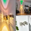 Applique murale Sapri Nickel mat, 1 lumière
