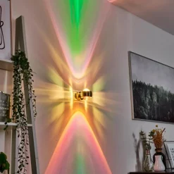 Applique murale Sapri Nickel mat, 1 lumière