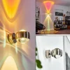 Applique murale Sapri Nickel mat, 1 lumière