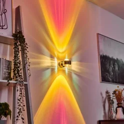 Applique murale Sapri Nickel mat, 1 lumière