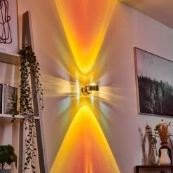 Applique murale Sapri Nickel mat, 1 lumière