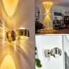 Applique murale Sapri Nickel mat, 1 lumière
