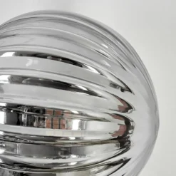 Applique murale - Verre 10, 12 cm Chehalis Fumé, 3 lumières