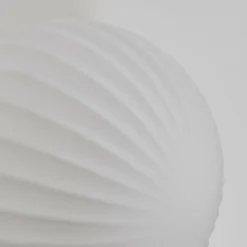 Applique murale - Verre 12 cm Chehalis Blanc, 1 lumière