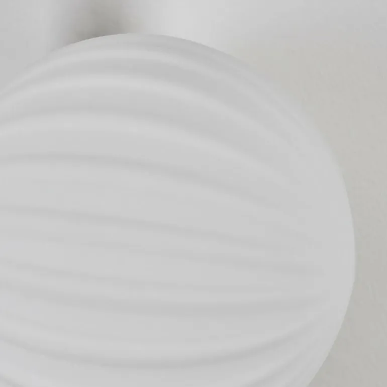 Applique murale - Verre 10 cm, 12 cm Chehalis Blanc, 3 lumières