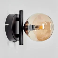 Applique murale - Verre Chehalis Ambre, 1 lumière