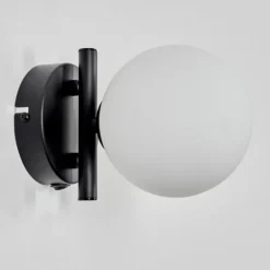 Applique murale - Verre Chehalis Blanc, 1 lumière